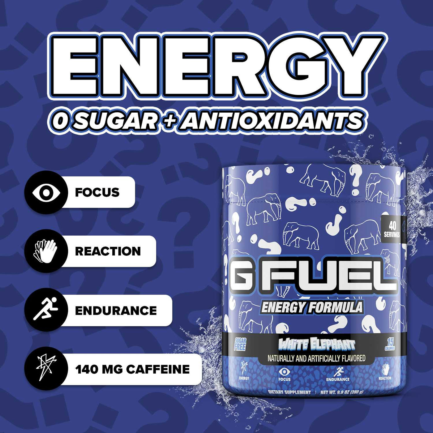 G FUEL| White Elephant Tub 